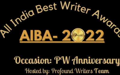 PROFOUND WRITERS AIBA 2022 | AWARD EVENT | Opportunity to Become Part Of Writer Community
